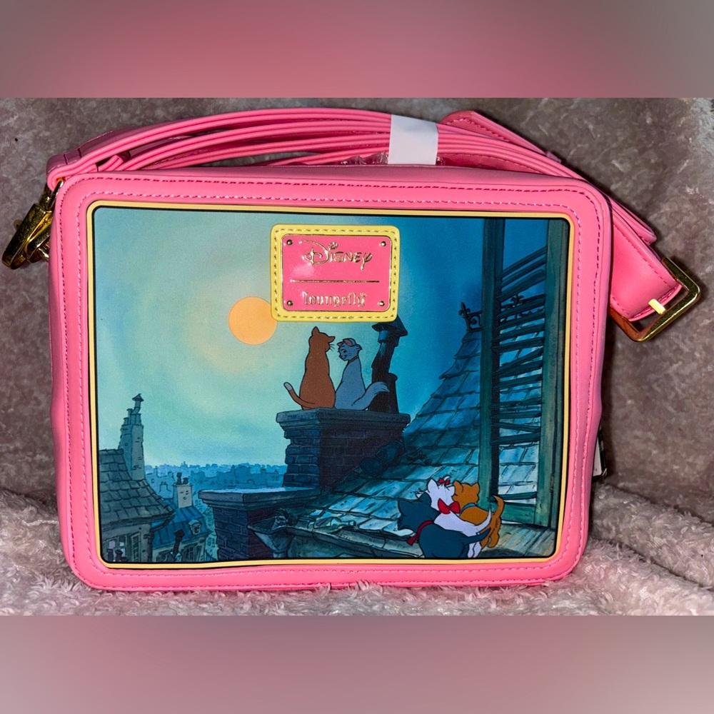 Loungefly Disney Aristocats Lunchbox Crossbody Bag - Picture 2 of 5